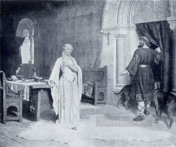 Lady Godiva historical Regency Edmund Leighton Oil Paintings